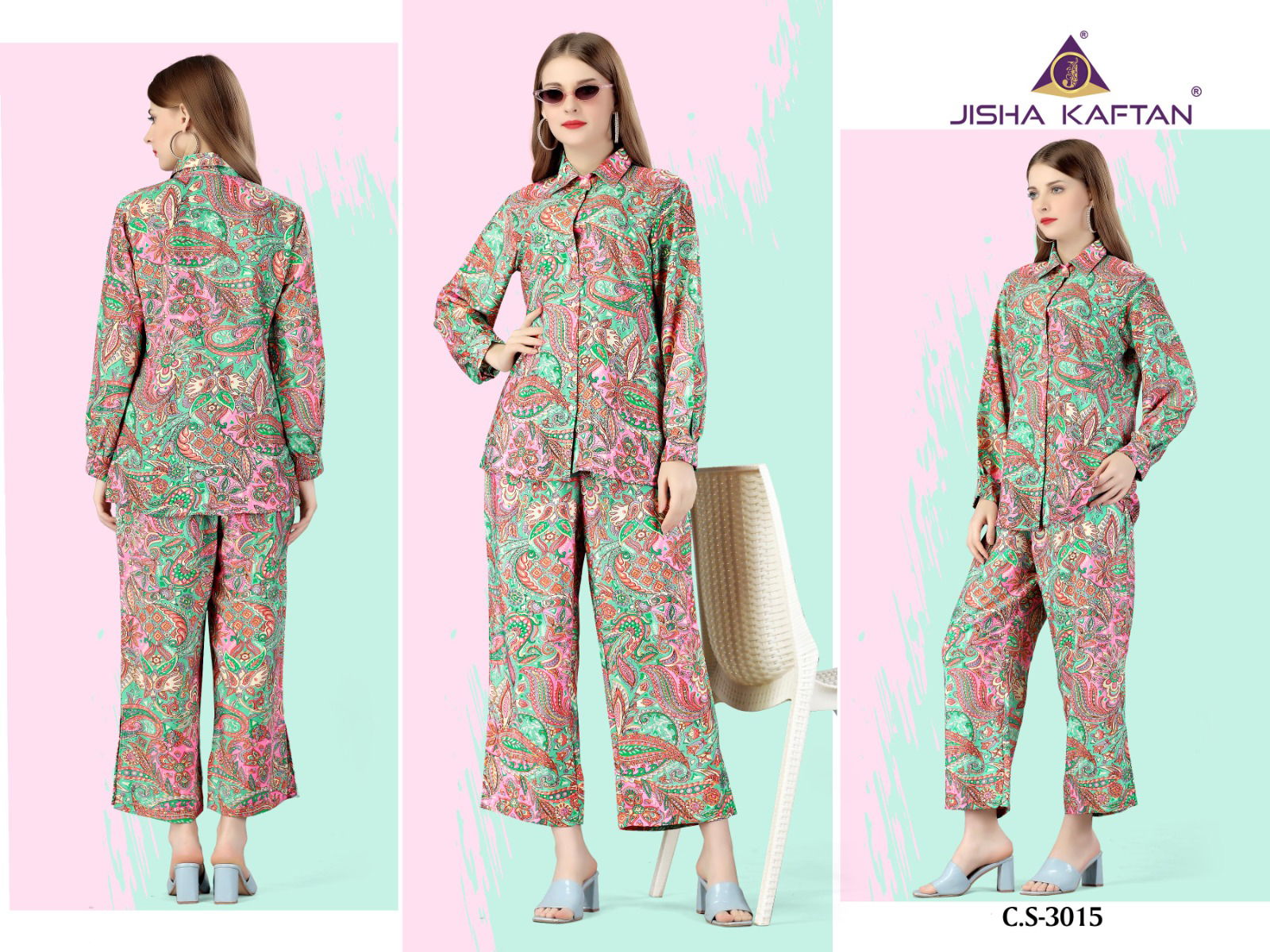 Jelite Silk Co Ord Set Vol 1 Silk Western Catalog
